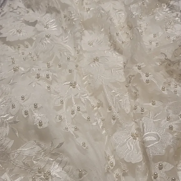 LULU'S PEARL LACE-UP BACKLESS MAXI DRESS - Picture 12 of 12